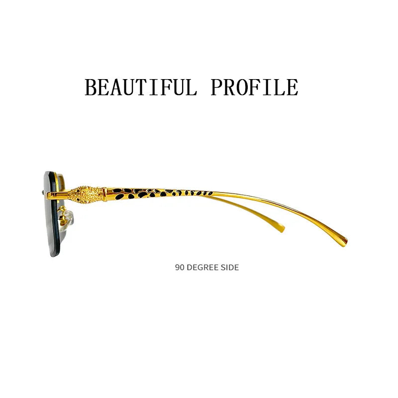 "Leopardo" Square Sunglasses