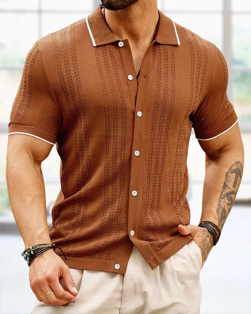 Felino Jacquard Polo
