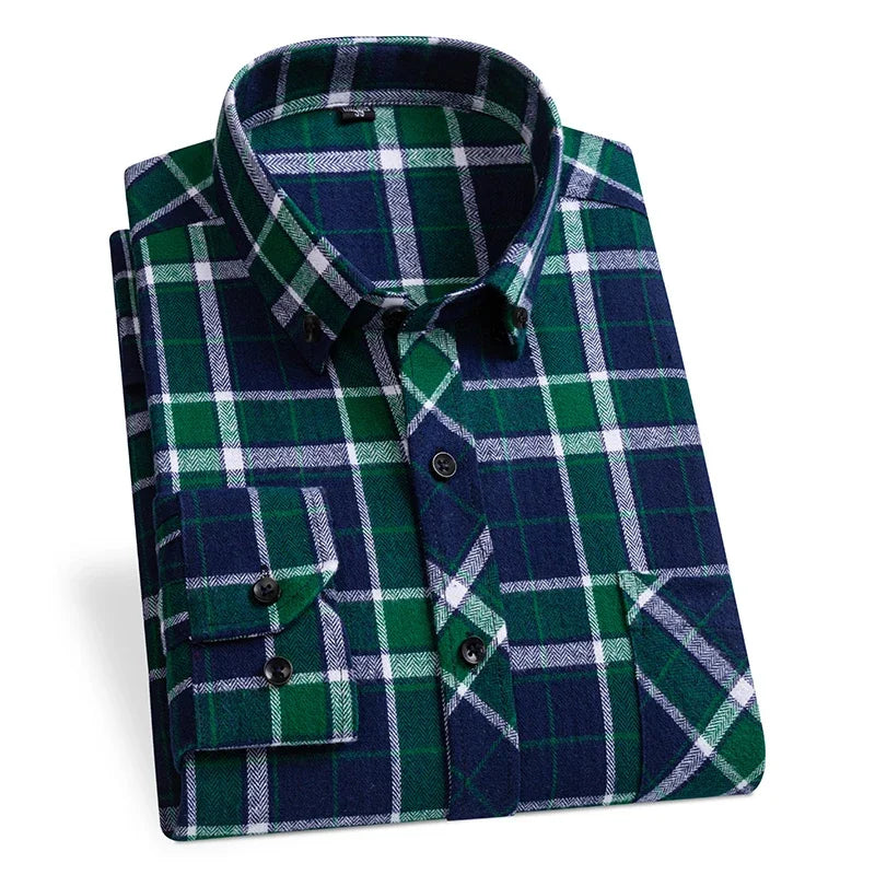 "Montana" Plaid Cotton Shirt