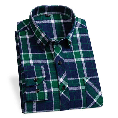 "Montana" Plaid Cotton Shirt