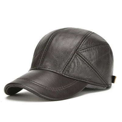 “Montana” Vintage Leather Cap