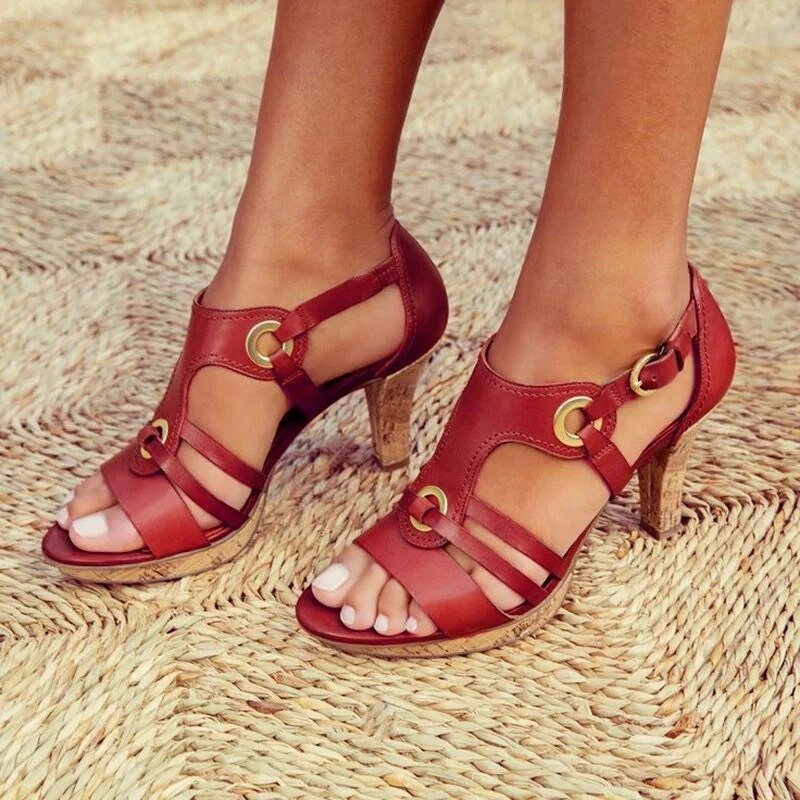 Ludovica ~ Comfortable Heel Sandal