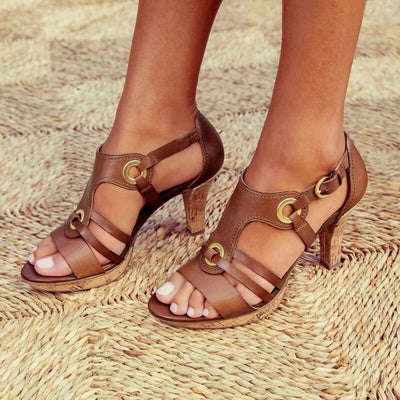 Ludovica ~ Comfortable Heel Sandal