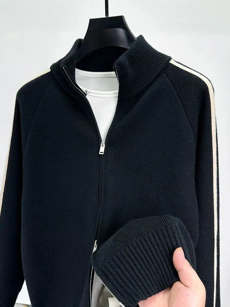 Alden Crown Knitted Designer Jacket