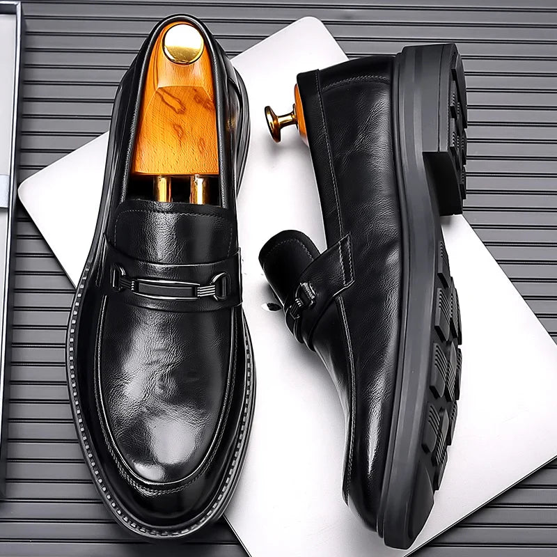 Giacomo Ferretti Orthopedic Leather Classic Bit Loafers