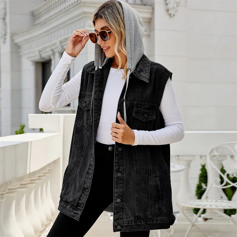 "Luna" Denim Vest