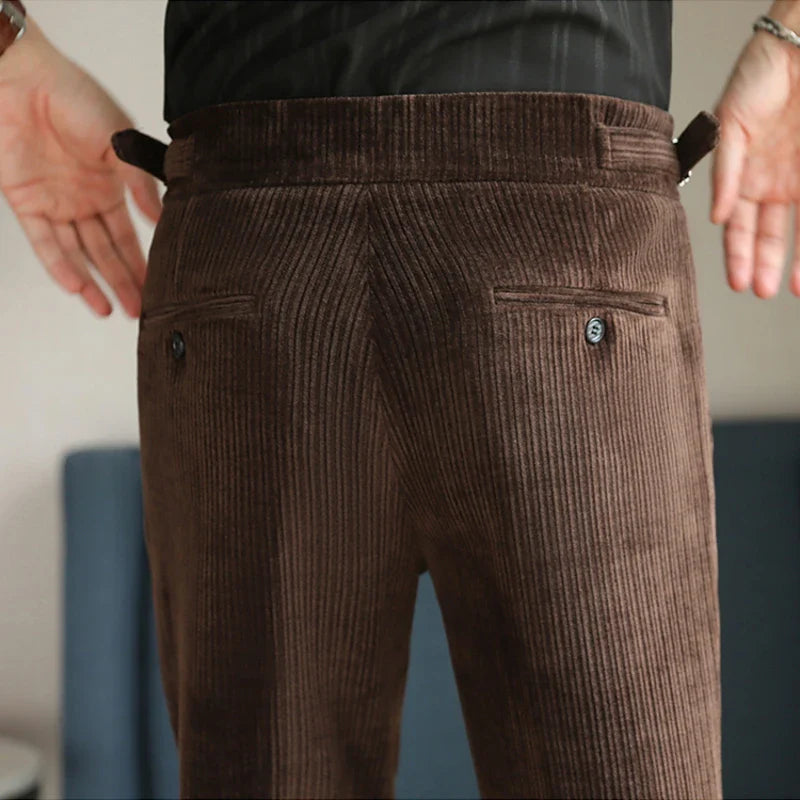 Christophe Marechal High Waist Casual Pants