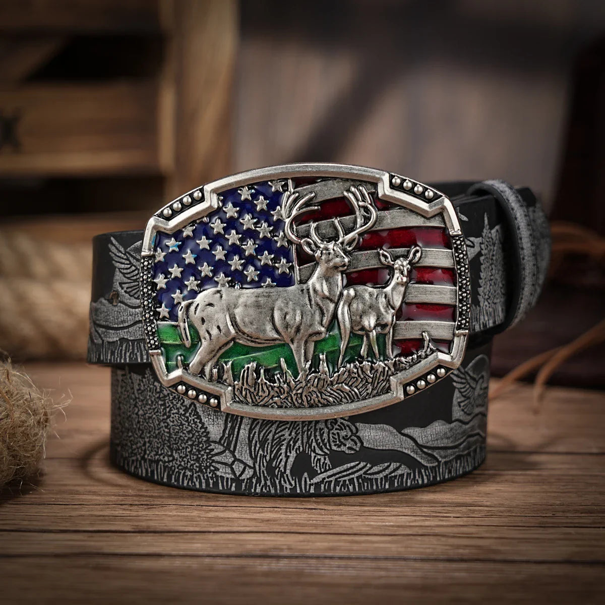 "The Cowboy" Leather Belt
