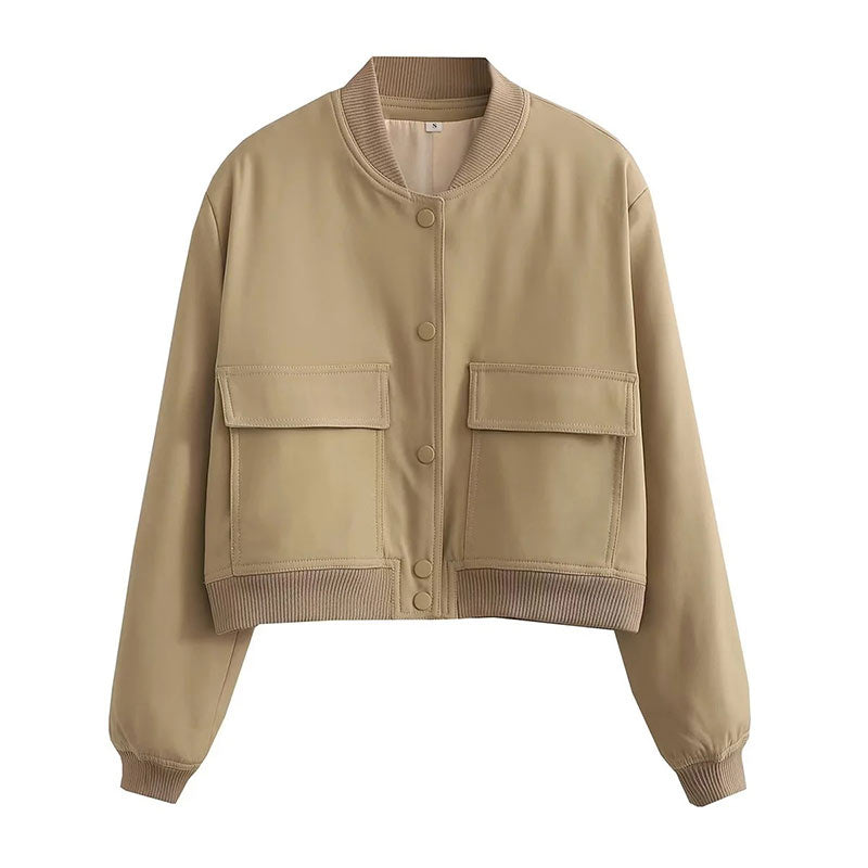 Paige | Women’s Casual Short Bomber Winter Jacket