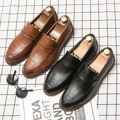 Cosimo Venturi Elegant Leather Loafers