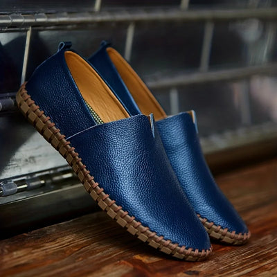 Francesco Baratta Leather Summer Loafers