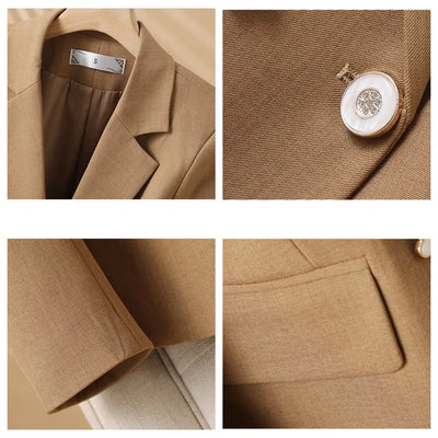 Camellia One-Button Blazer