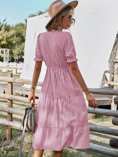 Bernice ~ Classic Striped Dress