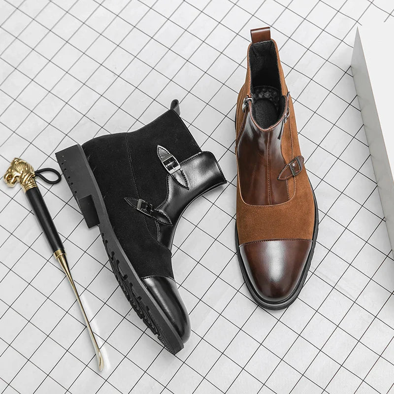 Cedric Leblanc Combat Chelsea Boots