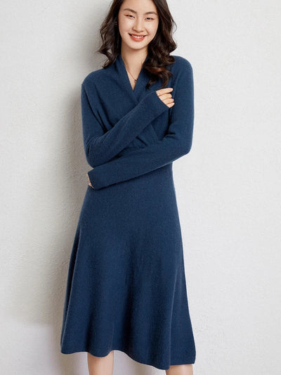 Matilda™ | Ultrasoft Cashmere Wrap Dress