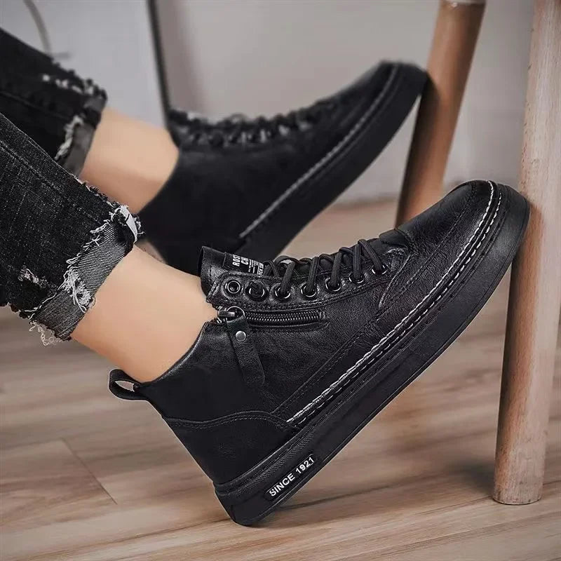 Antoine Carvagni Retro High-Top Ankle Boots