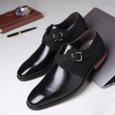 "Giorgi" Dual-Tone Monk Shoes