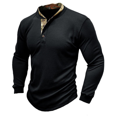 Vinthentic Terry Long Sleeve Henly Shirt