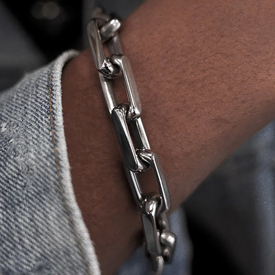 "Stratus Link" Steel Bracelet
