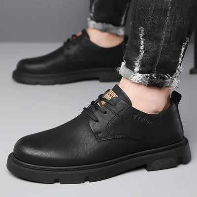 Maurice Gattuso Casual Low-Top Leather Ankle Boots