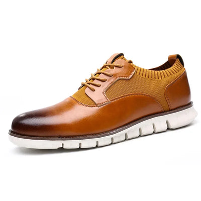 Caruso - Lace Up Leather Sneakers