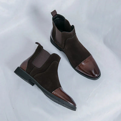 Umberto Basso Cap-Toe Chelsea Leather Boots
