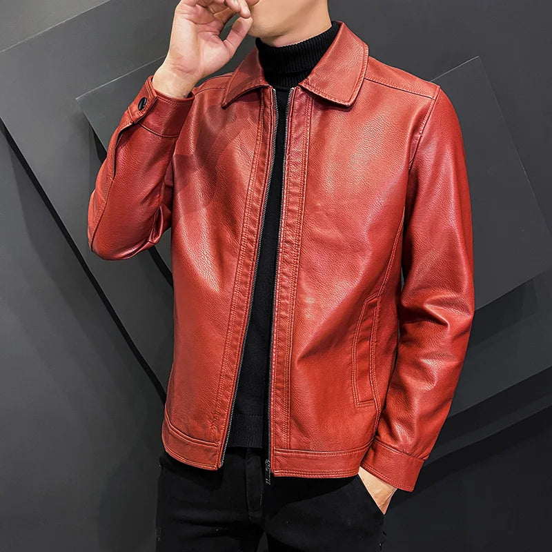 "Corsa Urbana" Leather Jacket