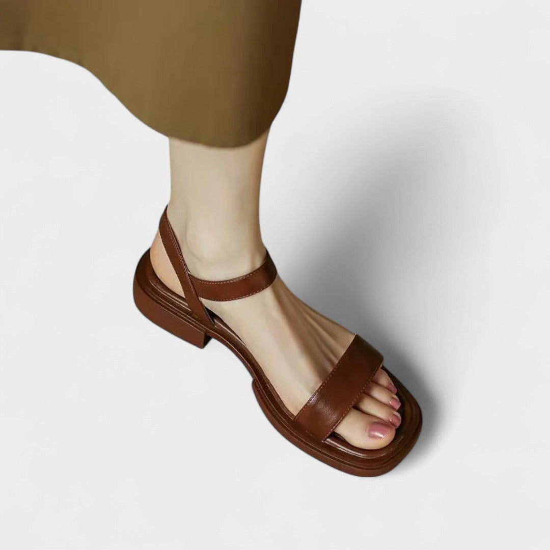 DEBORAH | COMFORT-STRAP FLAT SANDALS