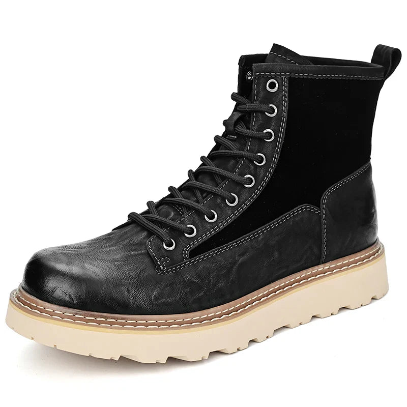 "Martin" Winter Leather Boots