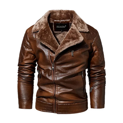 "Napoli Elegante" Designer Leather Jacket