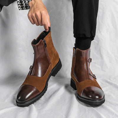 Cedric Leblanc Combat Chelsea Boots
