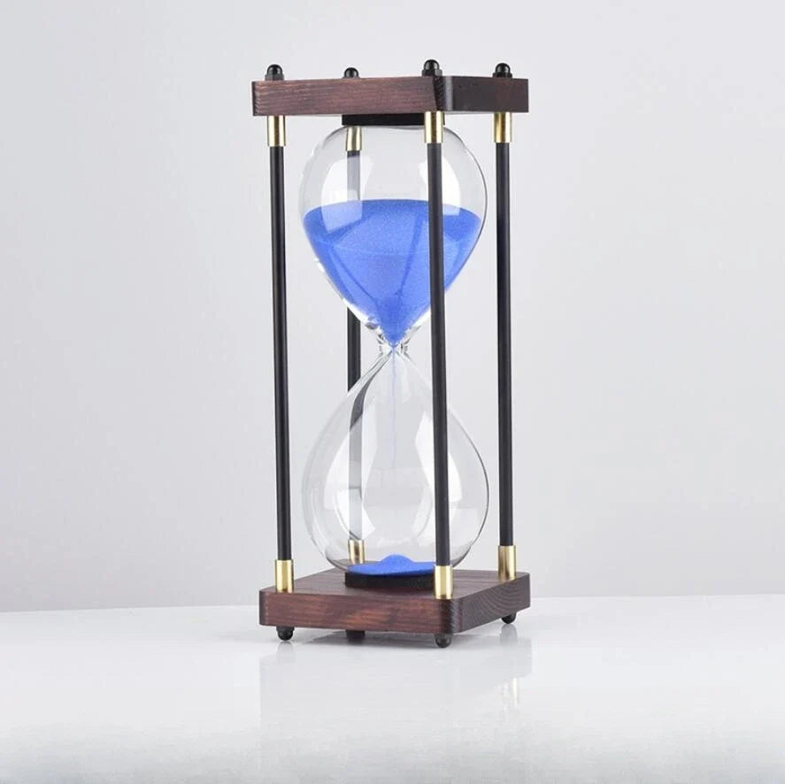 "Tempo Eterno" Wooden Hourglass