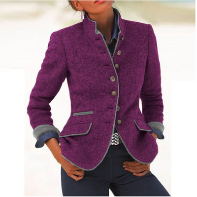 Oaklynn | Elegant Cardigan with High Collar