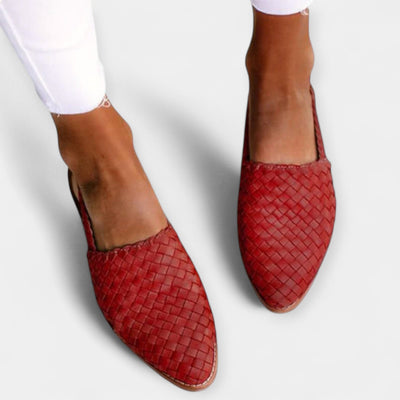 Rosenwyn - Slip-On Buckle Flat Sandals