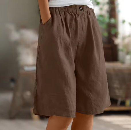 Ellen | Breezy Everyday Linen Shorts