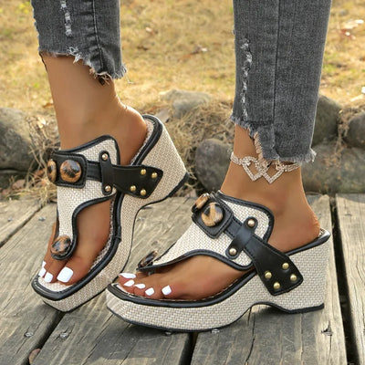 Bambi Block Heel Sandal