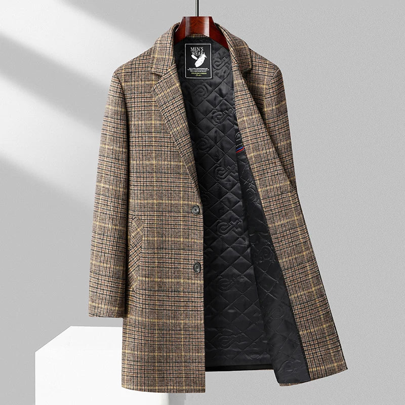 "Marco Salvatore" Wool Overcoat