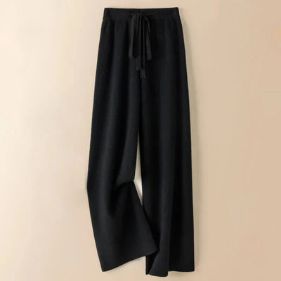 Lusara - Knitted Wool Loose Pants