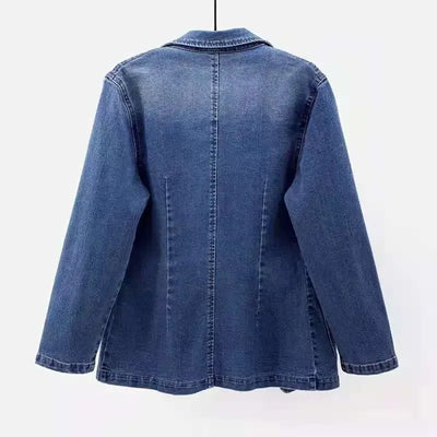Nadia - Stylish Casual Denim Blazer