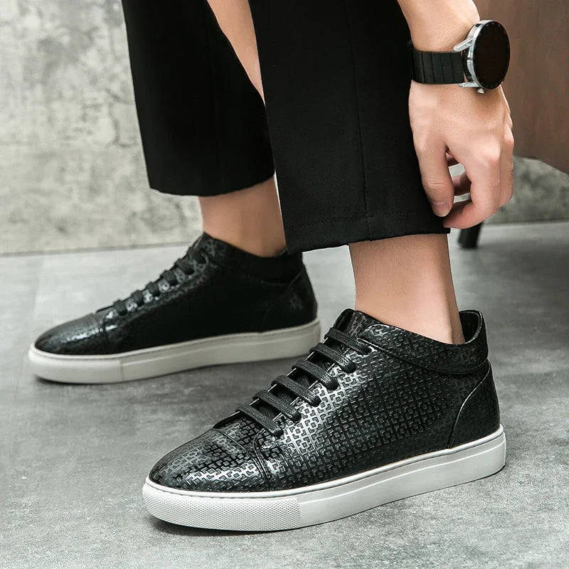 Damien Laurent Casual Leather Sneakers