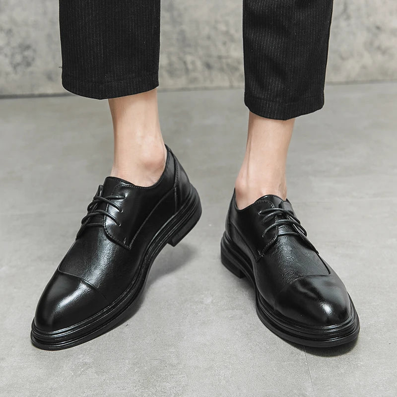 Ettore Rossi Leather Brogue Derbys