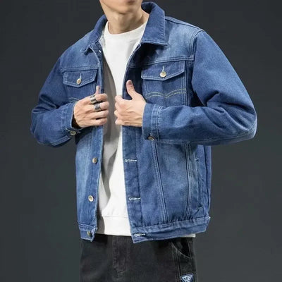 "Alaska" Fleece-Lined Denim Jacket
