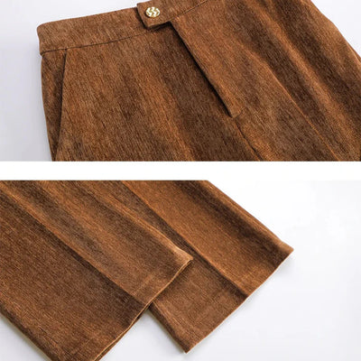 Vivian Corduroy Two-Piece Suit