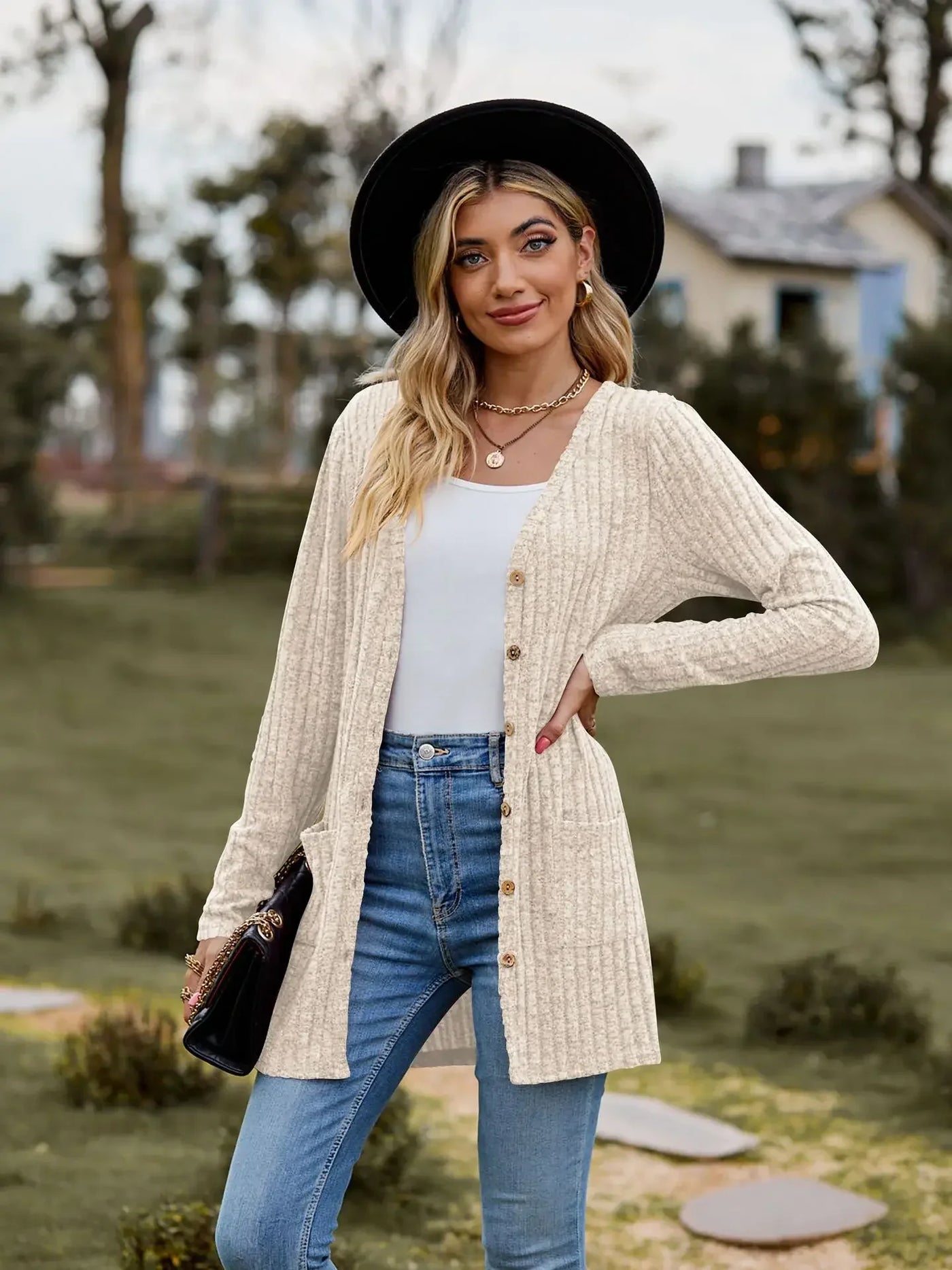 THE MARIELLE | LONGLINE KNIT CARDIGAN
