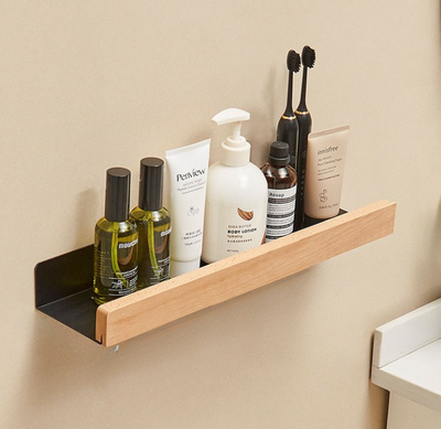 Vinthentic Timber Modern Bathroom Shelves