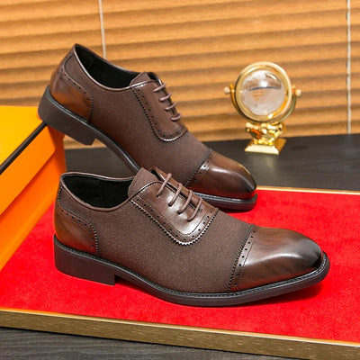 Luca Pellegrini Leather Oxford Brogues Shoes