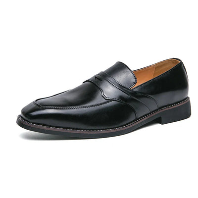 Christophe Beauregard Penny Leather Loafers