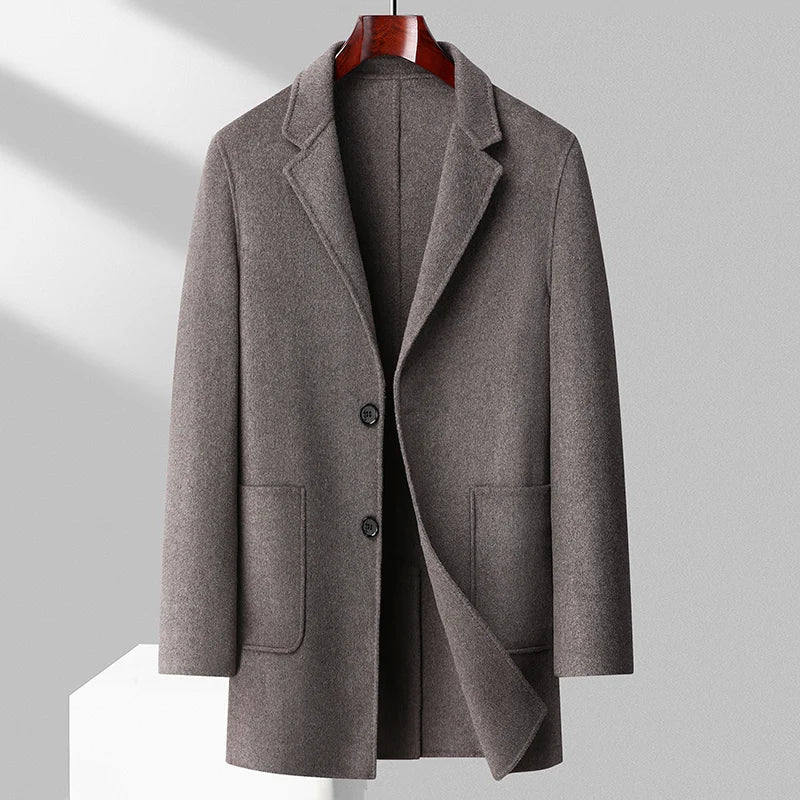 "The Gentleman’s Edge" Wool Overcoat