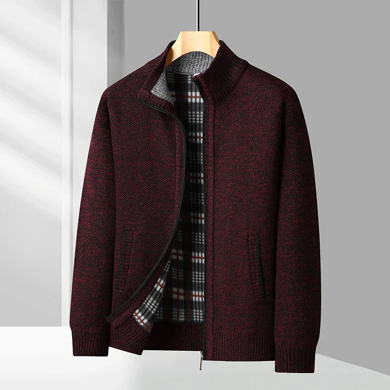 "Domenico" Full-Zip Sweater