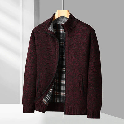 "Domenico" Full-Zip Sweater